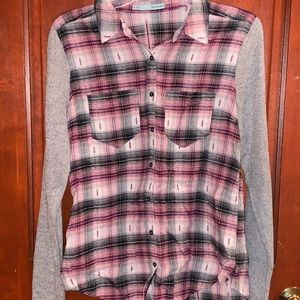 Maurices flannel sweater top